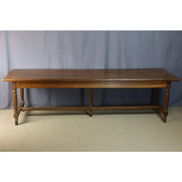 Antique Dining Table in Oak, 1890s For Sale - Image 4 of 12