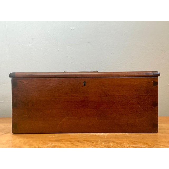 Vintage Keyhole Wooden Box For Sale - Image 18 of 18