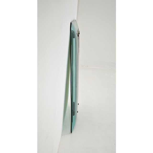 Mid-Century Modern Aquamarine Stained Glass Wall Mirror by Max Ingrand for Fontana Arte, 1950s For Sale - Image 15 of 18