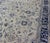 Mid 20th Century Floral Vintage Oushak in Blue and Cream With All-Over Design 8'0 X 10'7 For Sale - Image 5 of 13