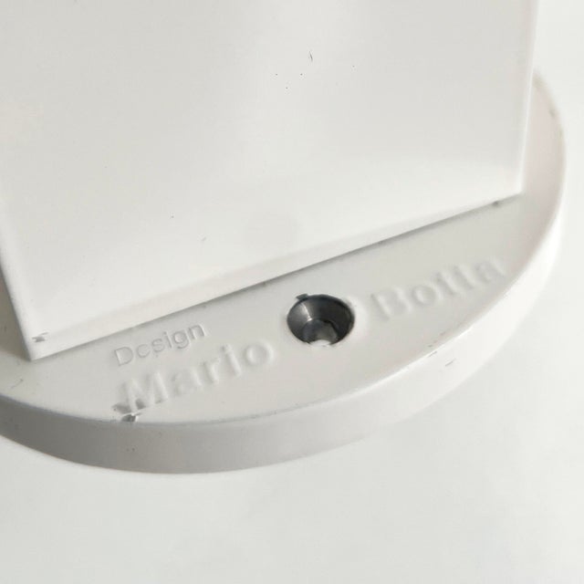 White Shogun Wall Lamp by Mario Botta for Artemide, 1980s For Sale - Image 8 of 11