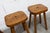 Brutalist Handcrafted Floral Stools, 1960s, Set of 4 For Sale - Image 9 of 18