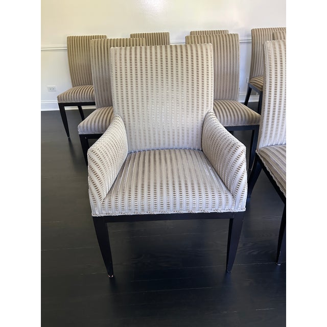 Dessin Fournir Stunning Set of 12 Vintage Artistic Frame Dining Chairs; 2 Arm Chairs and 10 Side Chairs For Sale - Image 4 of 8