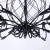 Black Large Midcentury Metal Pineapple Chandeliers - A Pair For Sale - Image 8 of 9