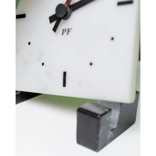 Vintage Marble Triangle Grandfather Clock, 1980s For Sale - Image 4 of 11