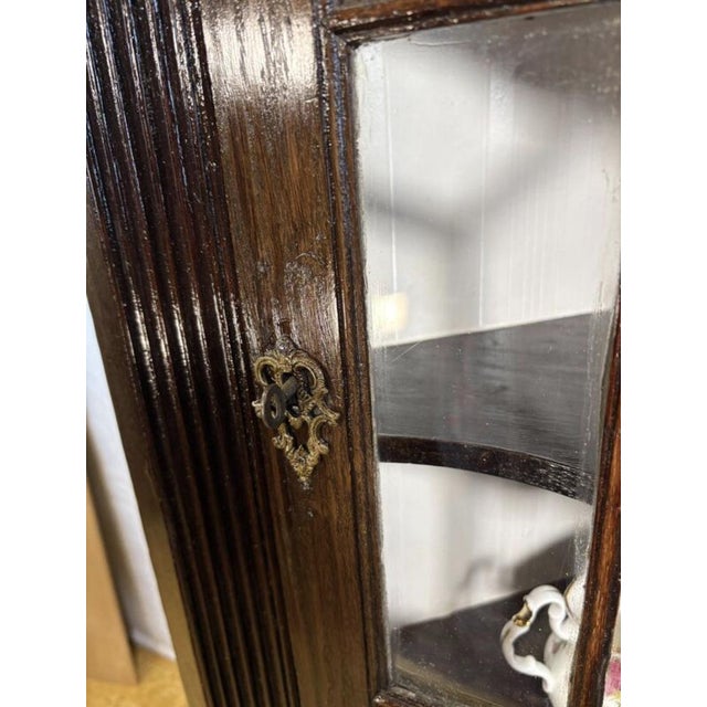 Antique Georgian Hanging Corner Cabinet, 1830s For Sale - Image 5 of 11