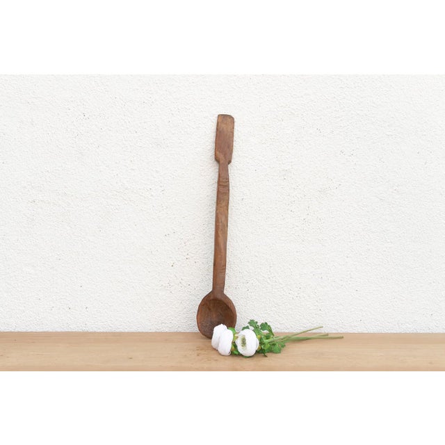 Wood Vintage Hand-Carved Kitchen Artifact For Sale - Image 7 of 7