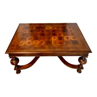 John-Richard Mahogany Coffee Cocktail Table For Sale