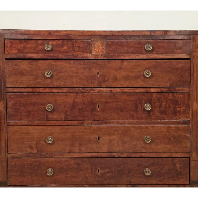 19th Century English or American Tall Chest of Drawers For Sale - Image 5 of 11