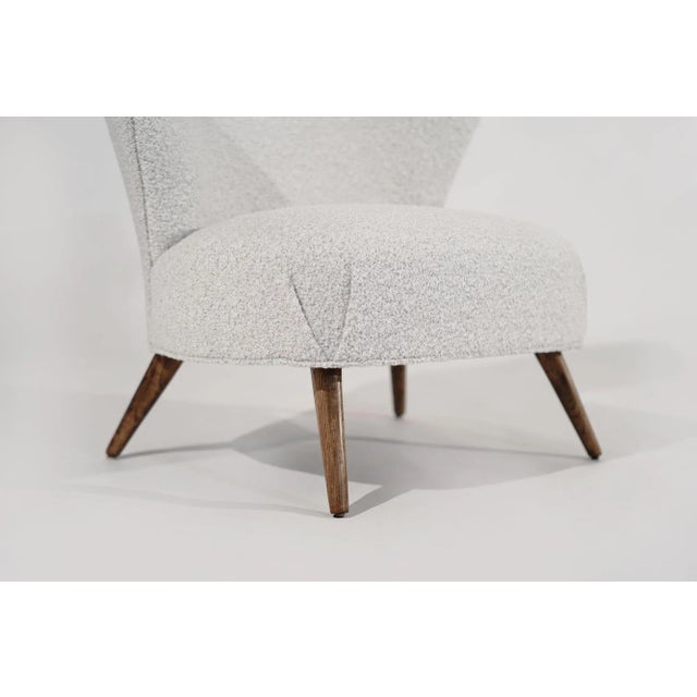 Scandinavian Modern Wingback Lounges, Denmark, C. 1950s - a Pair For Sale - Image 9 of 12