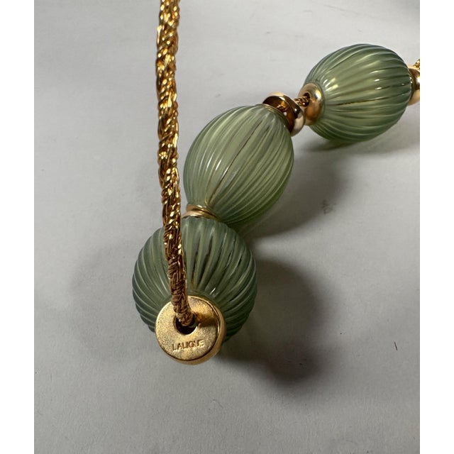 Vintage Nerita Necklace from Lalique, 1995 For Sale - Image 4 of 7