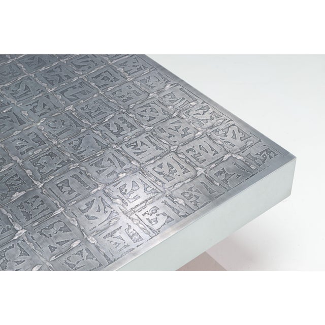 Etched Coffee Table by Bernhard Rohne, 1970s For Sale - Image 13 of 15