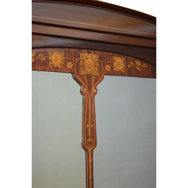 Antique Art Nouveau Cabinets, Set of 2 For Sale - Image 18 of 18