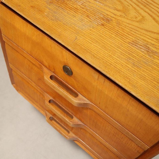 Maple Wall Bookcase, 1960s For Sale - Image 10 of 16