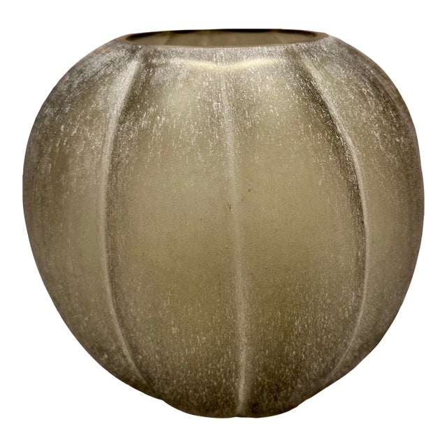 Guaxs Lalibela Vase | German Hand-Crafted Glass, Smoke Grey For Sale