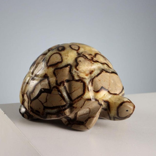 European Sculpture in Septarian Stone For Sale - Image 9 of 9