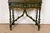 Antique Chinoiserie Jacobean Green Lacquered Hand Painted Bookcase or Bar Cabinet, Circa 1920s For Sale - Image 10 of 14