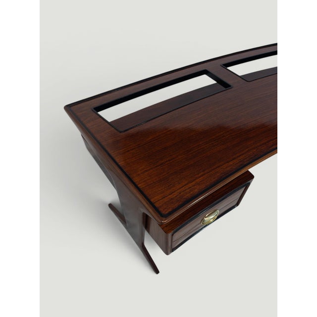 Mid-Century Italian Presidential Executive Desk by Vittorio Dassi, 1956 For Sale - Image 10 of 18