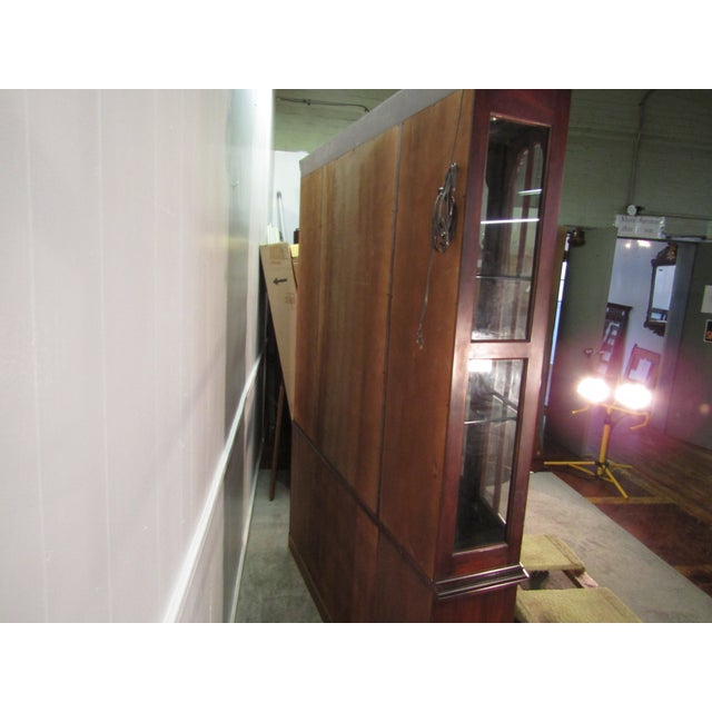 Henkel Harris Solid Mahogany China Cabinet For Sale - Image 12 of 12