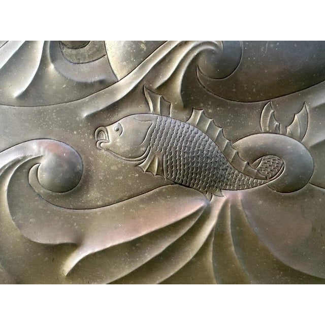 Copper Viking Ship Firescreen from Keswick School of Industrial Arts, 1890s For Sale - Image 4 of 9
