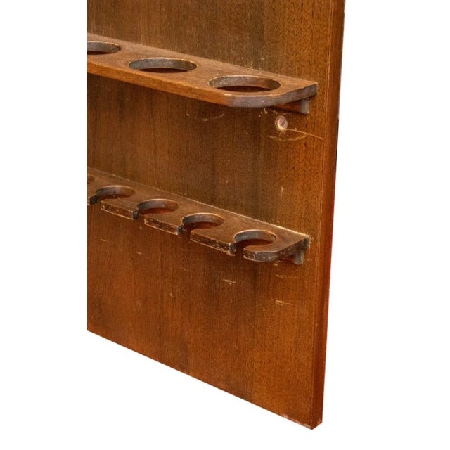 Mid-Century Tiled Walnut Cabinets, 3 For Sale - Image 11 of 12