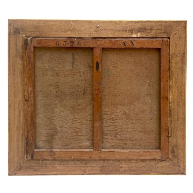 Aymar Alexandre Pezant, Cows in a Meadow in Spring, Oil on Canvas, Framed For Sale - Image 8 of 10