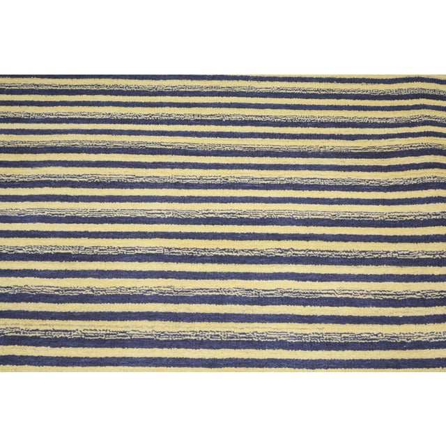 Contemporary Contemporary Indian Modern Hand Loom Wool Rug,8'2"X10' For Sale - Image 3 of 6