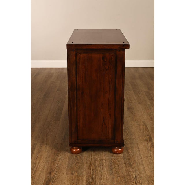 Mission Style Media Chest With Open Storage For Sale - Image 18 of 18