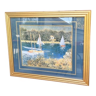 Seine Near Argenteuil by Claude Monet Print For Sale