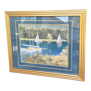 Seine Near Argenteuil by Claude Monet Print