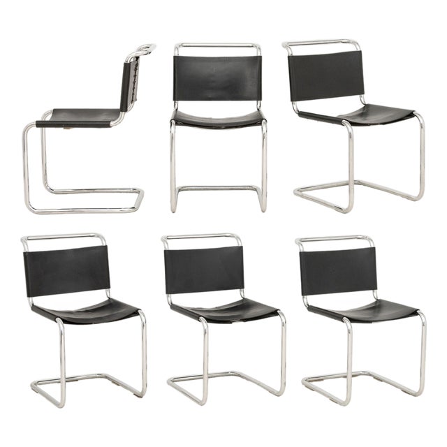 Mies Van Der Rohe for Knoll Mr10 Cantilever Chairs, 6 For Sale
