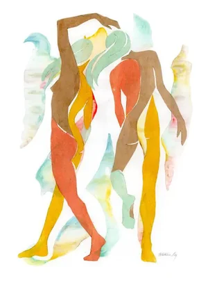 Abstract Gesture I Figurative Collage