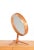 Brown Vintage Scandinavian Teak Table Mirror For Sale - Image 8 of 9