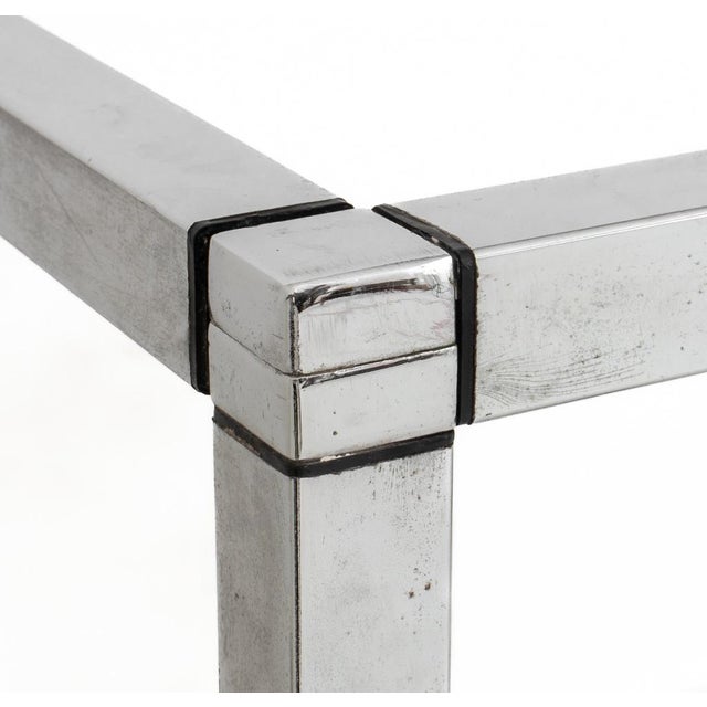 Milo Baughman Baughman Style Chrome & Lucite Etagere Lamp For Sale - Image 4 of 5