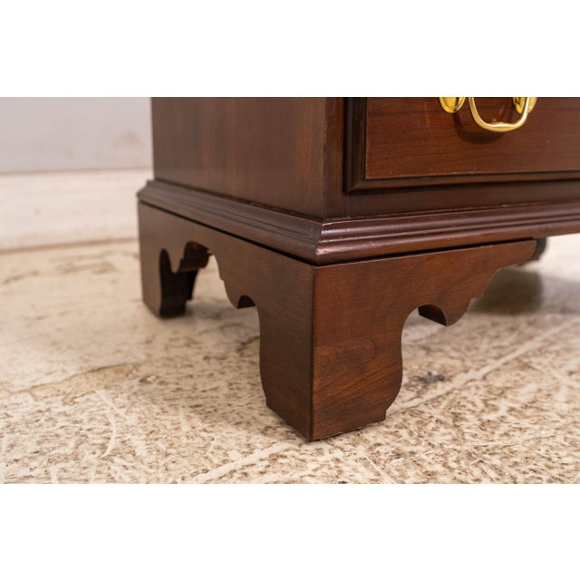 1970s Harden Cherry 4 Drawer Chest Nightstand For Sale - Image 14 of 16