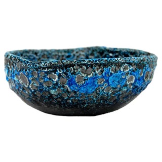Ceramic & Enamel Bowl by Charles Cart for Cyclope Emaux Des Glacier, 1960s For Sale