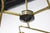 1960s Stilnovo Style Chandeliers in Brass and Glass - a Pair For Sale In Dallas - Image 6 of 8