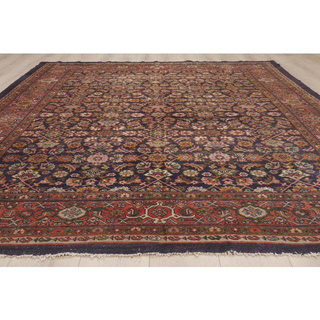 Antique Persian Sultanabad Rug, 08'04 X 10'02 For Sale - Image 9 of 10
