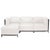 Kenneth Ludwig Chicago Axis 3pc Sectional Avanti White Titanium Frame For Sale - Image 4 of 6