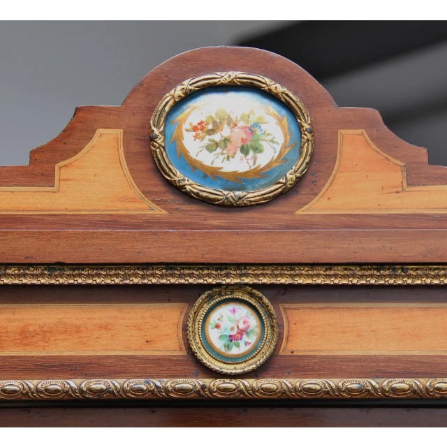Antique Satinwood Cabinet, 1870s For Sale - Image 11 of 16
