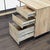 West Elm L-Shaped Wood and Metal Desk With Storage Drawers For Sale - Image 9 of 9