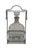 Antique Art Nouveau Tantalus decanter set featuring six shot glasses and an embossed lockable metal case with handle. The...