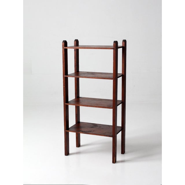 American Antique Wood Etagere Shelf For Sale - Image 3 of 9
