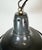 Black Industrial French Black Enamel Factory Pendant Lamp, 1960s For Sale - Image 8 of 17