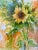 Framed Original Watercolor Painting “Sunflower” For Sale - Image 12 of 12