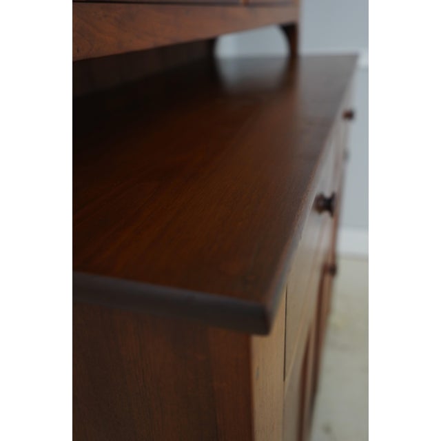 Antique Early 19th Century Walnut Stepback Cupboard For Sale - Image 16 of 18