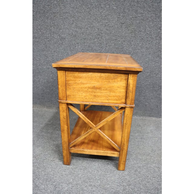 Brown Ethan Allen 1 Drawer Nightstand For Sale - Image 8 of 8