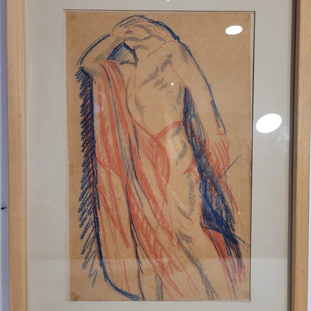 Paper Agustín Carrera, Sketch for the Opera Curtain of Lohegrin, 1920s, Paper For Sale - Image 7 of 15