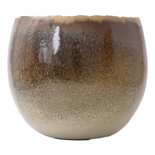 Large Studio Ceramic Bowl by Sabine Jeck, 1980s For Sale