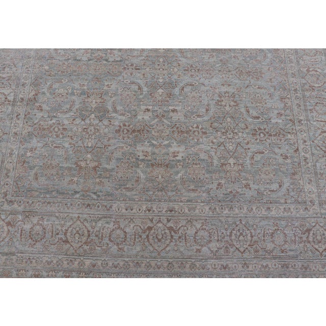 Hand-Knotted Muted Tabriz Rug by Keivan Woven Arts, 8'8" X 11'9" For Sale - Image 13 of 15